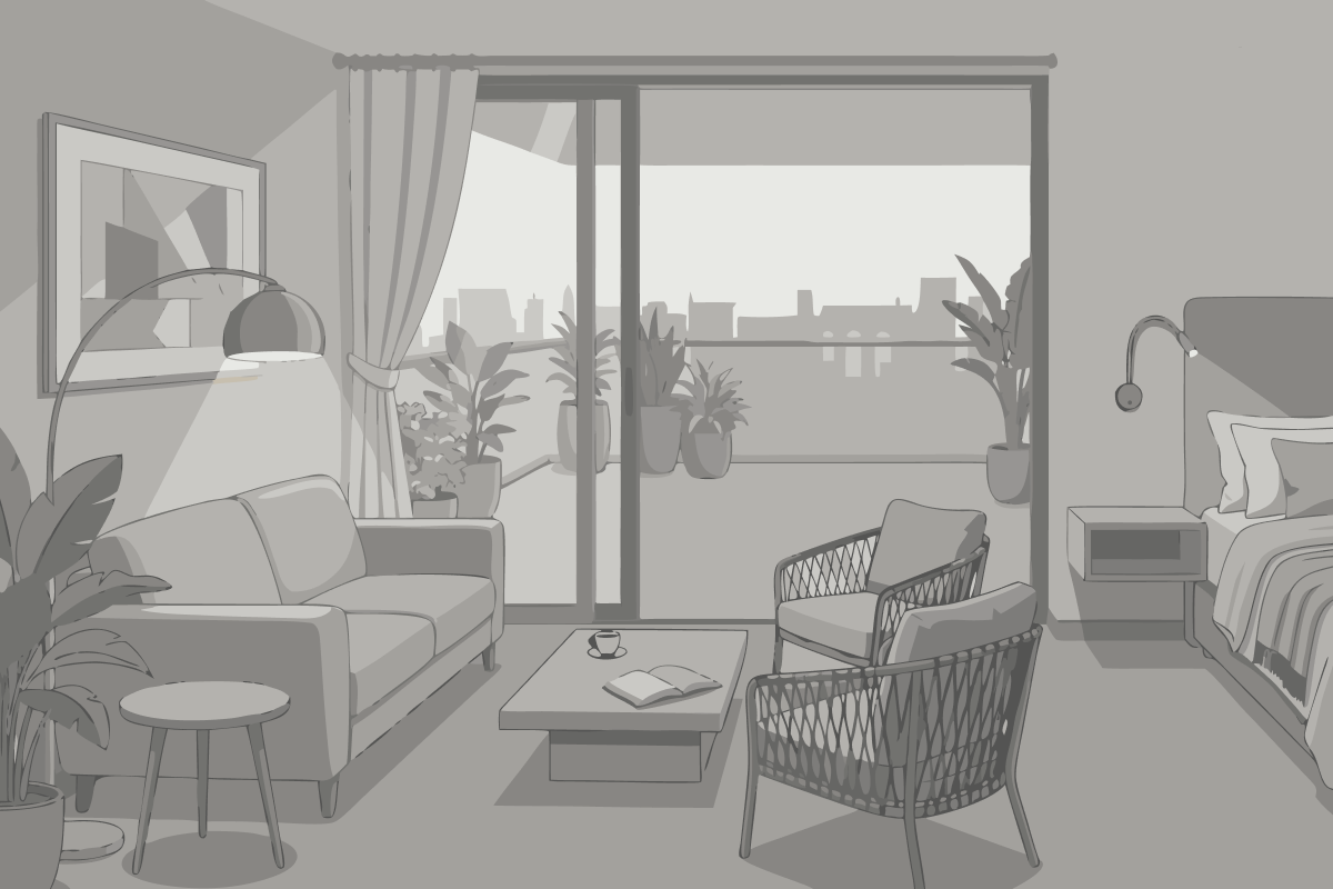 Queen Room with Sofa Bed